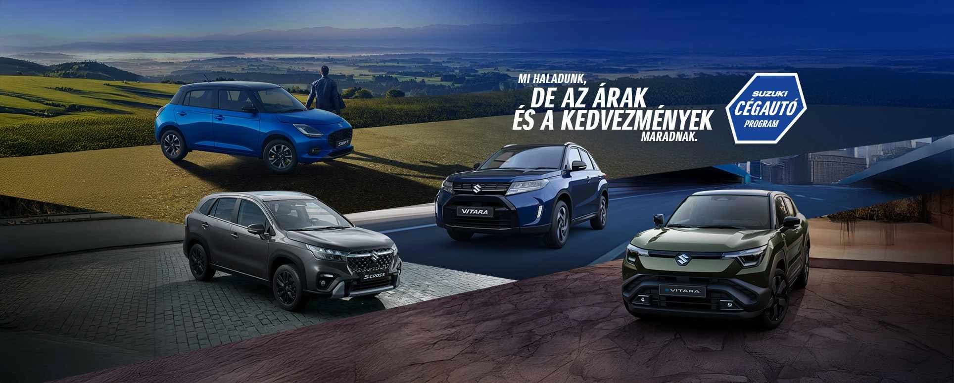 Suzuki Cégautó Program, új Suzuki modellek céges vásárlásra