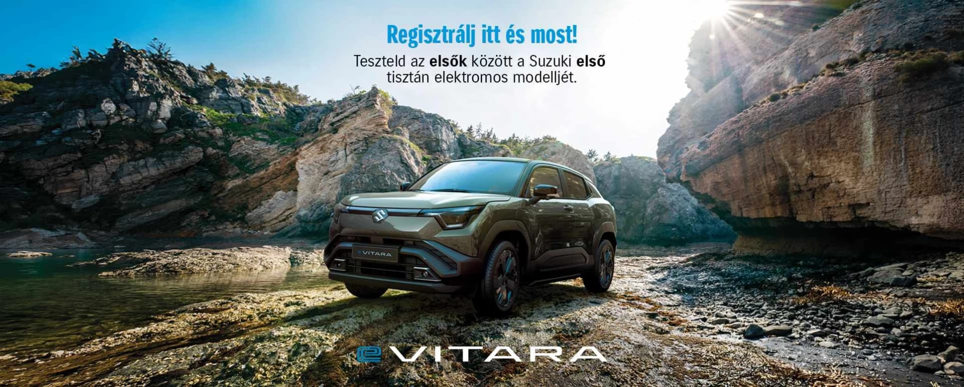 Suzuki eVITARA elektromos SUV terepen