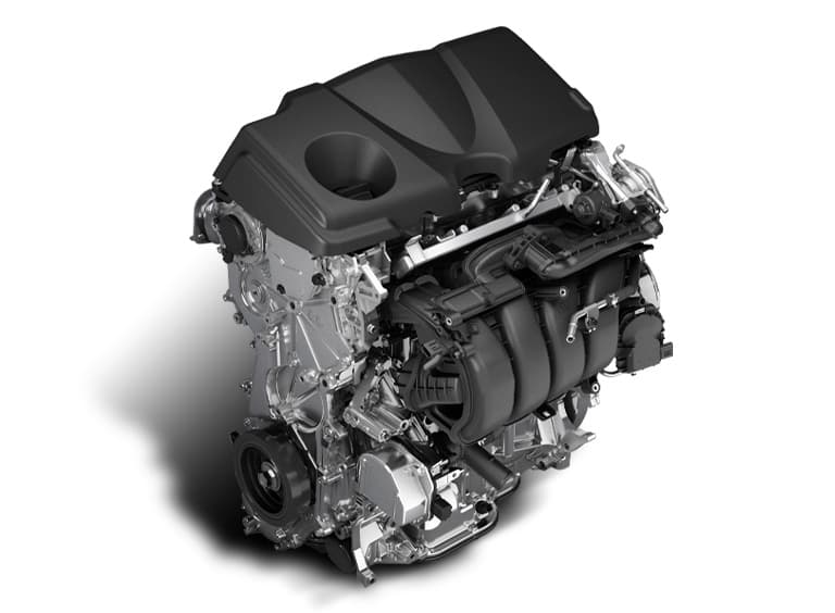 Suzuki Across 2,5 literes benzinmotor közelről