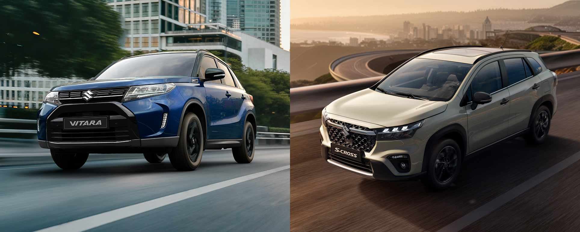 Suzuki Vitara és S-CROSS GLX Urban Black modellek