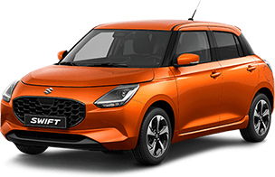 Suzuki Swift borostyánsárga metál fényezéssel